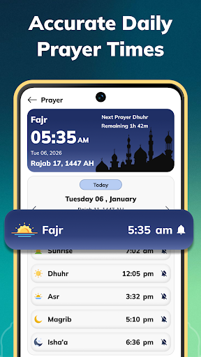 Muslim: Athan Prayer Qibla ekran görüntüsü