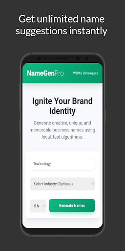 Business Name Generator ekran görüntüsü