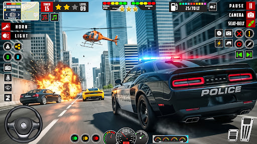 Police Chase Simulator game ekran görüntüsü