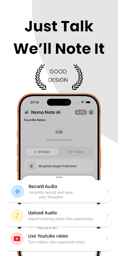 Nemo: AI Note Taker ekran görüntüsü