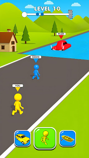 Shape Switch Transform Race ekran görüntüsü