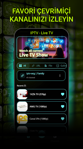 IPTV Oynatıcı - M3U TV Izle ekran görüntüsü