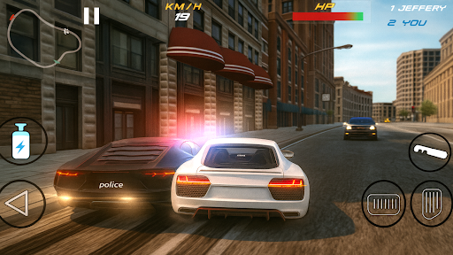 Luxury Police Car Racing Chase ekran görüntüsü