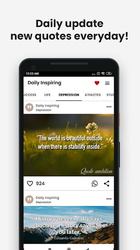 Motivational - Daily Quotes ekran görüntüsü