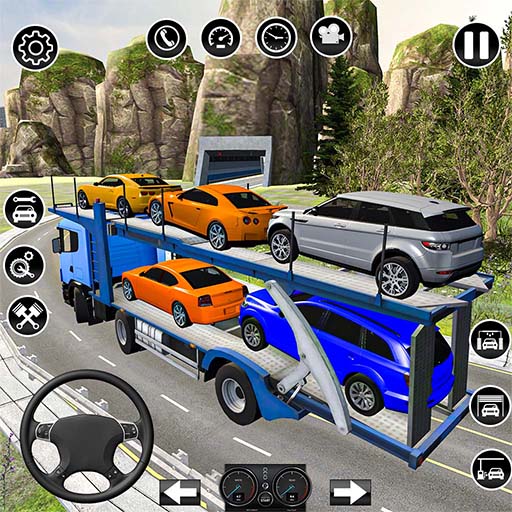 Taşıma Römork Kamyon Araba 3D