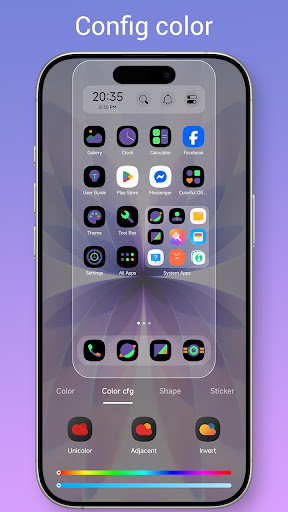 Colorful OS Launcher: Themes ekran görüntüsü
