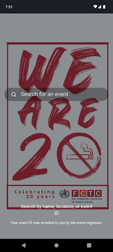 WHO FCTC app ekran görüntüsü