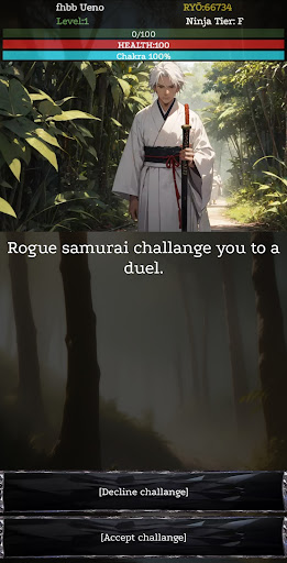 Ninja - Text RPG ekran görüntüsü