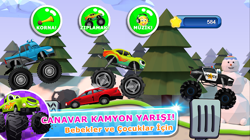 Çocuk Canavar Kamyon Oyunu 2 ekran görüntüsü