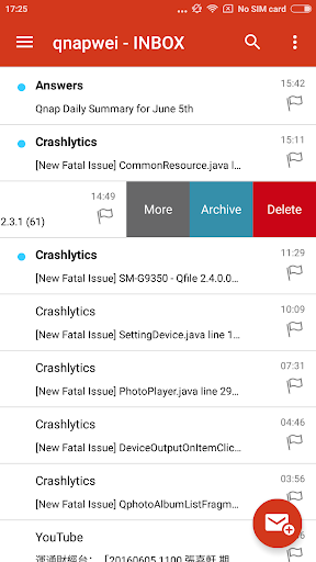 QmailClient ekran görüntüsü