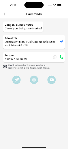 Vangölü Sürücü Kursu ekran görüntüsü