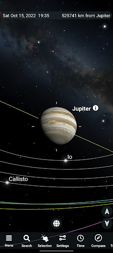 SkySafari Astronomy ekran görüntüsü