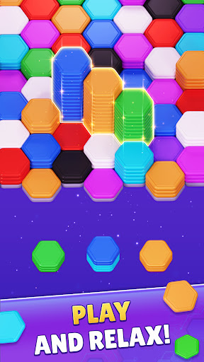 Color Hexa Sort Puzzle Game ekran görüntüsü