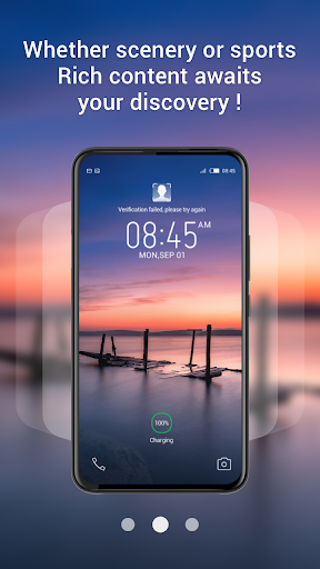 Magazine Lockscreen XOS ekran görüntüsü
