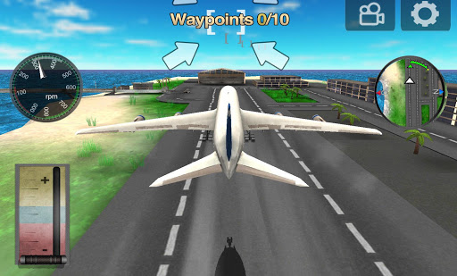 Flight Simulator: Airplane 3D ekran görüntüsü