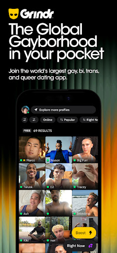 Grindr - Gay Dating & Chat ekran görüntüsü
