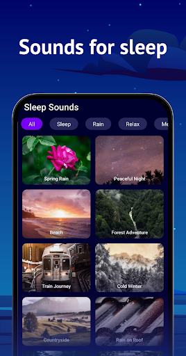 Sleep sounds - rain sounds ekran görüntüsü