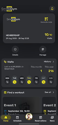 Smart Gym 24/7 ekran görüntüsü