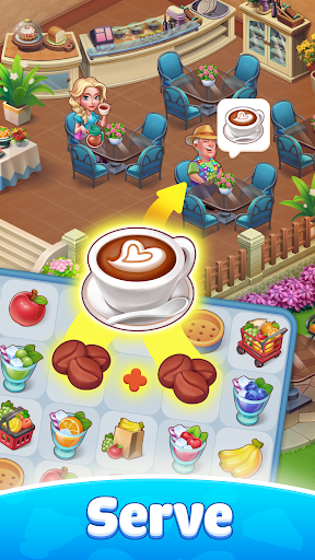 Diner Story: Merge Cook Decor ekran görüntüsü
