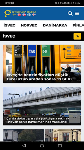 İskandinavya Gündemi ekran görüntüsü