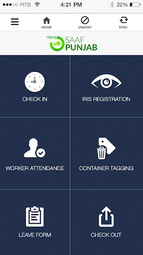 SAAF PUNJAB IRIS APPLICATION ekran görüntüsü