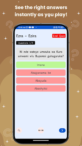 Kinyarwanda Bible Quiz ekran görüntüsü