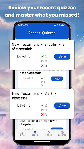 Kannada Bible Quiz ekran görüntüsü