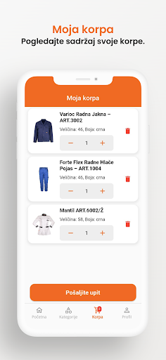 Gončin Workwear ekran görüntüsü