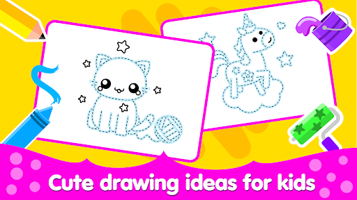 Coloring & Drawing for Girls ekran görüntüsü