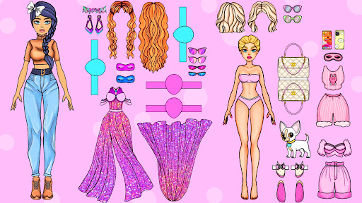 Paper Dolls DIY Dress Up Games ekran görüntüsü