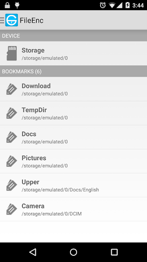 FileEnc - file encryption ekran görüntüsü