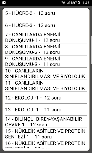 TYT AYT Biyoloji Soru Bankası ekran görüntüsü