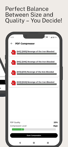 PDF Compressor ekran görüntüsü