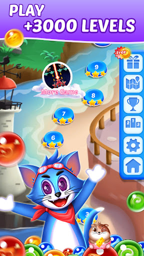 Tomcat Pop: Bubble Shooter ekran görüntüsü