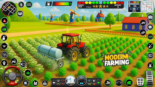 Tractor Farming Driving 3D ekran görüntüsü