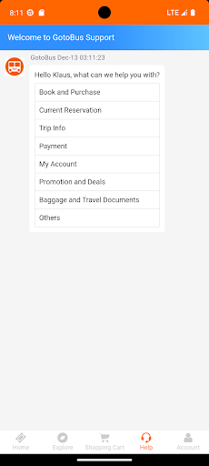 GotoBus - Online Bus Tickets ekran görüntüsü