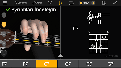 Guitar 3D - Temel Akorlar ekran görüntüsü