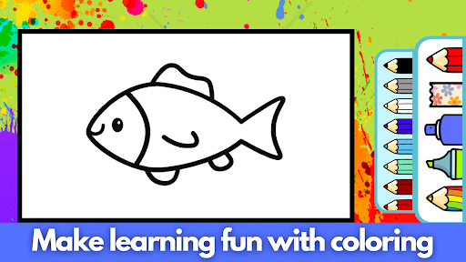 Little Picasso Kids Colouring ekran görüntüsü