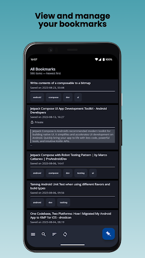 Pinkt for Bookmarking ekran görüntüsü