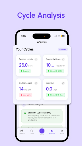 Estri Period & Cycle Tracker ekran görüntüsü