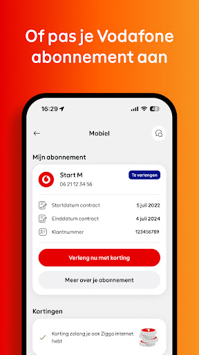 Vodafone & Ziggo ekran görüntüsü