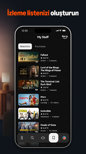 Amazon Fire TV ekran görüntüsü