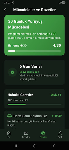 Adım Sayar & Kalori Takip ekran görüntüsü