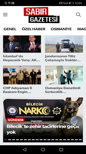 Sabır Gazetesi ekran görüntüsü
