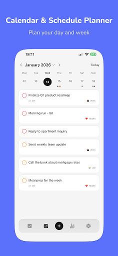 FocusGTD: Power Task Manager ekran görüntüsü