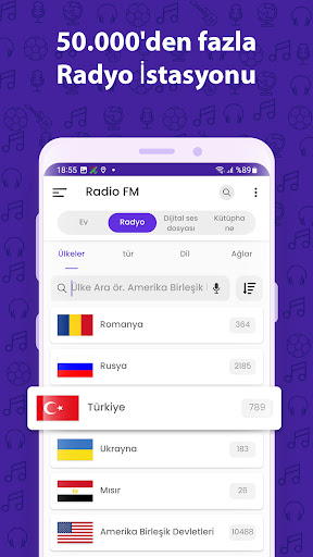 Radyo FM ekran görüntüsü