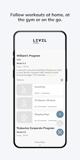 Level Fitness Club ekran görüntüsü
