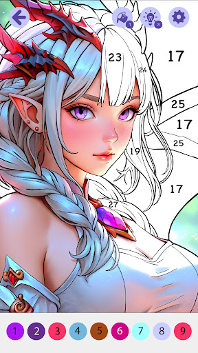 Anime Manga Color by Numbers ekran görüntüsü