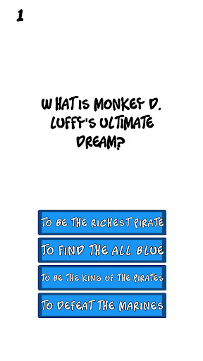 One Piece Quiz ekran görüntüsü