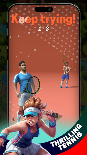 Tennis Rivals! ekran görüntüsü